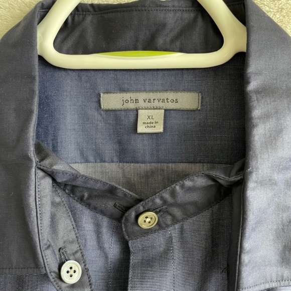 John Varvatos Dual-Collar Men’s Dress Shirt / X-Large - Picture 9 of 10